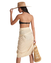 Smile Cover Up Sarong Wrap Skirt